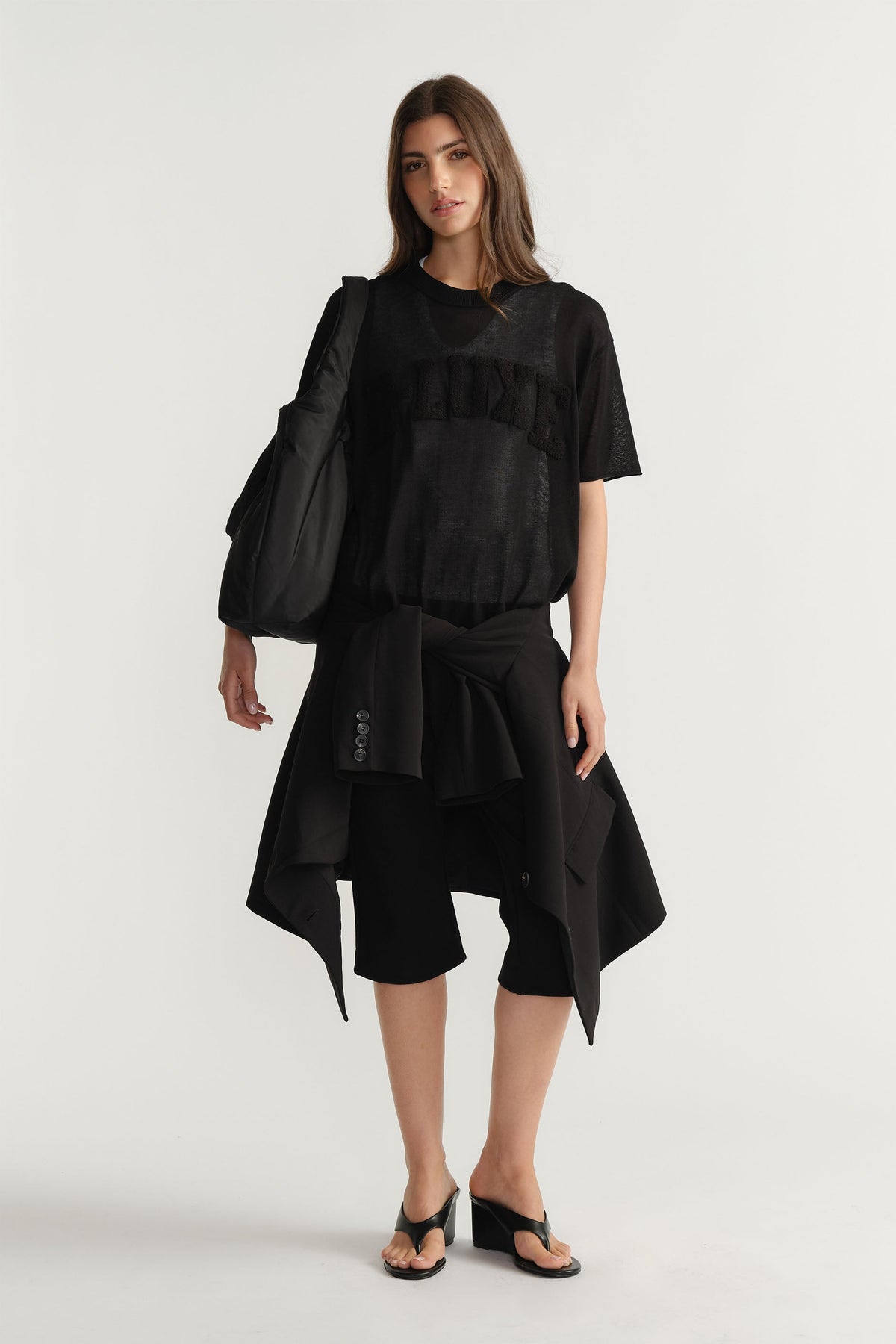 D-Luxe Fine Knit Tee