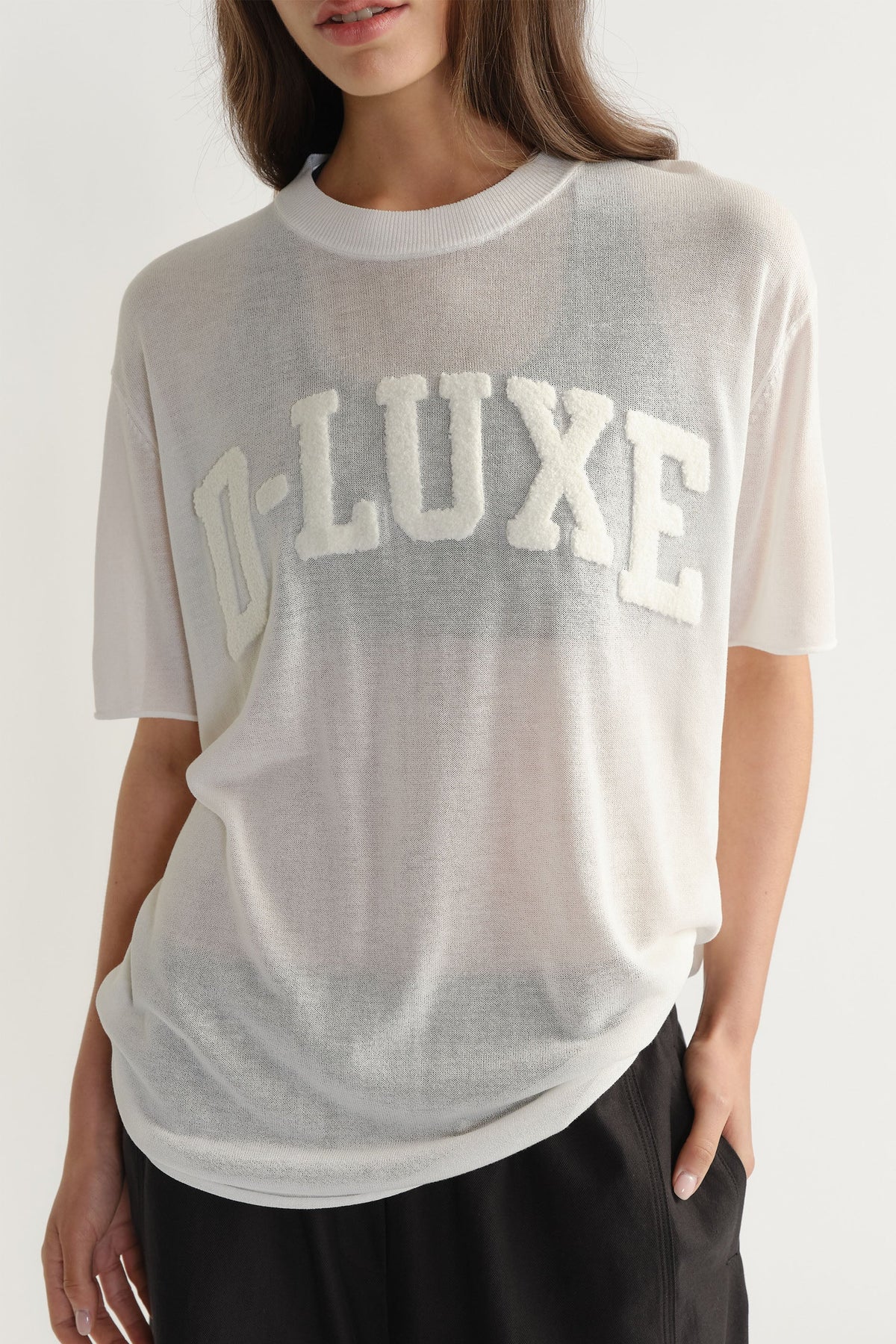 D-Luxe Fine Knit Tee