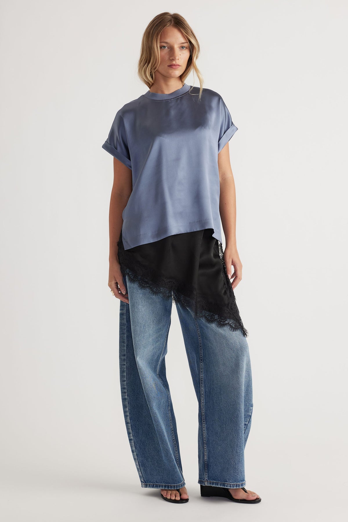 AnnMaree Satin Tee