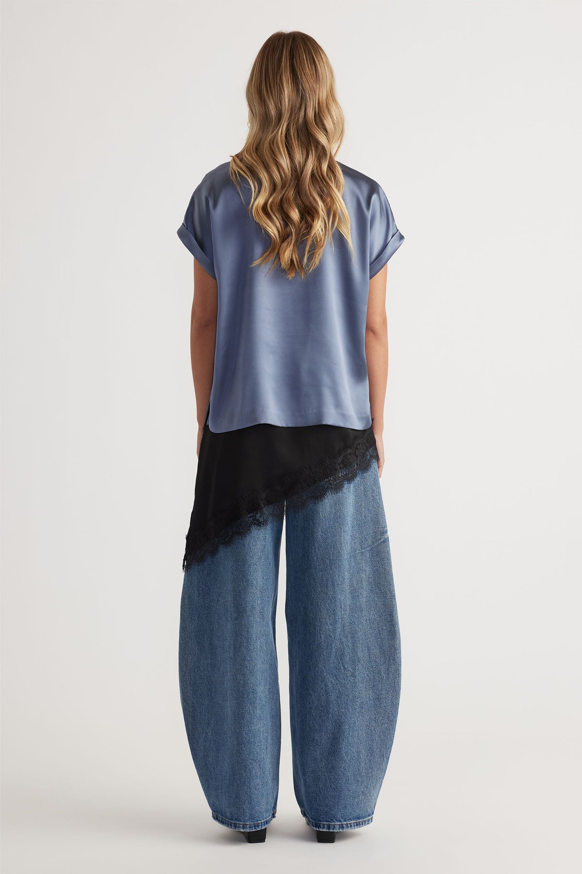 AnnMaree Satin Tee