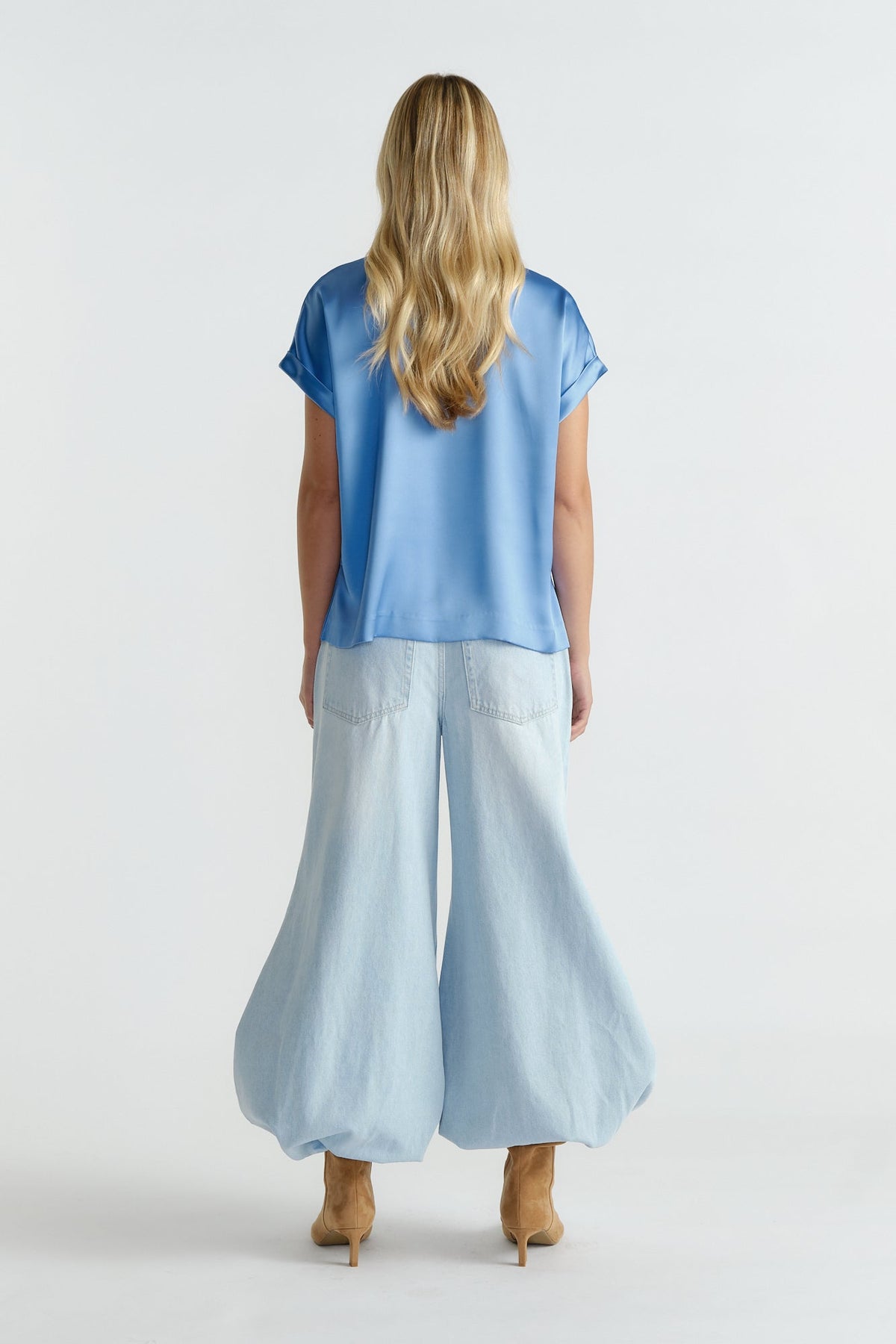 AnnMaree Satin Tee
