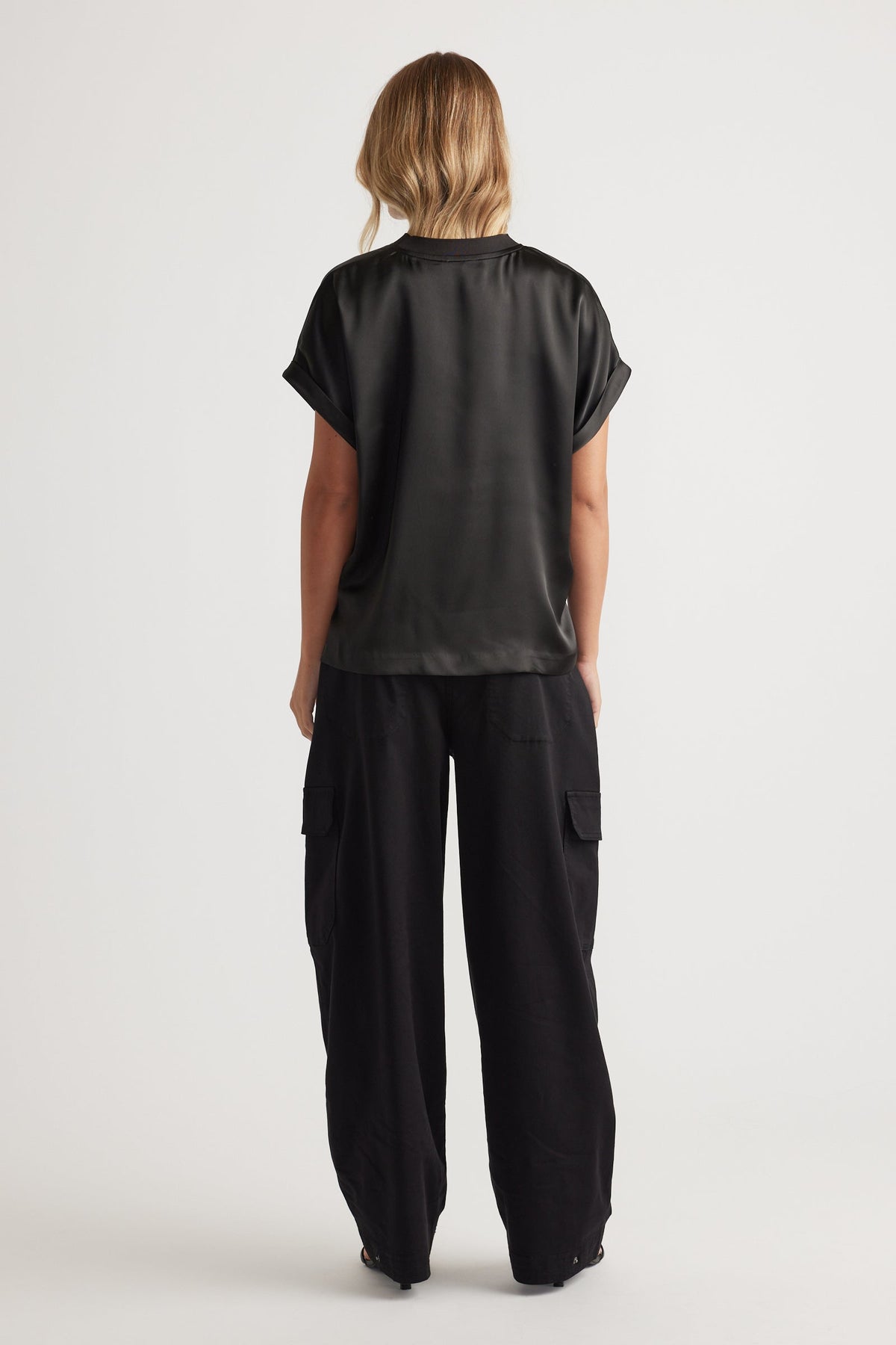 AnnMaree Satin Tee