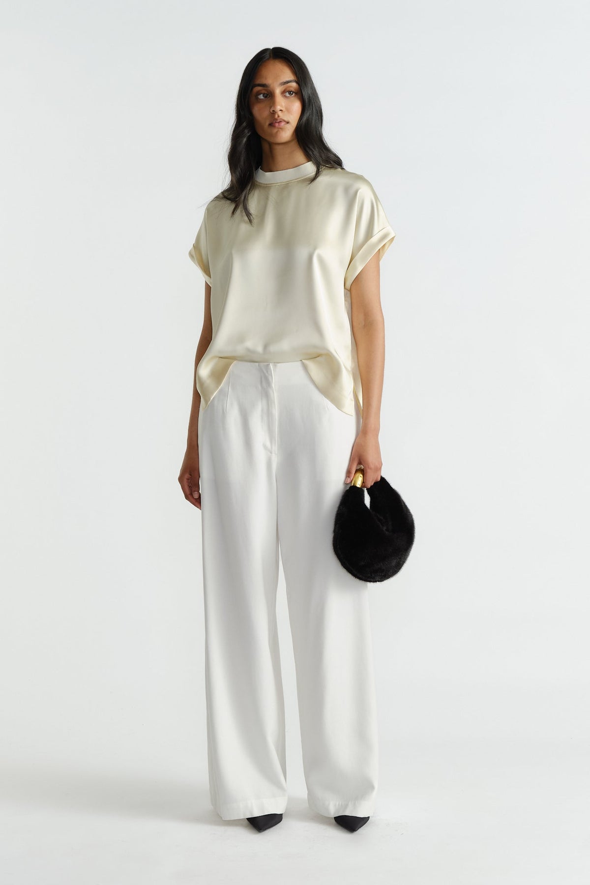 AnnMaree Satin Tee