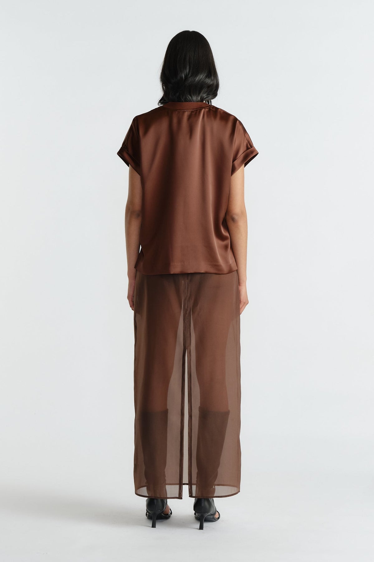 AnnMaree Satin Tee