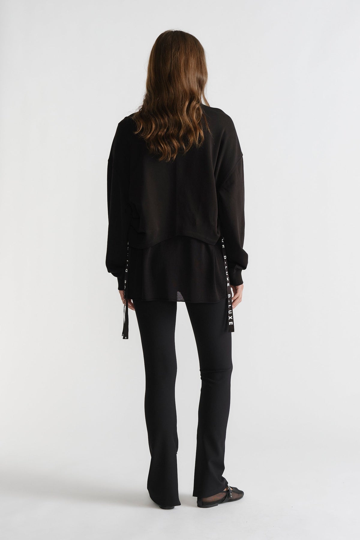 D-Luxe Ruched Terry Sweat