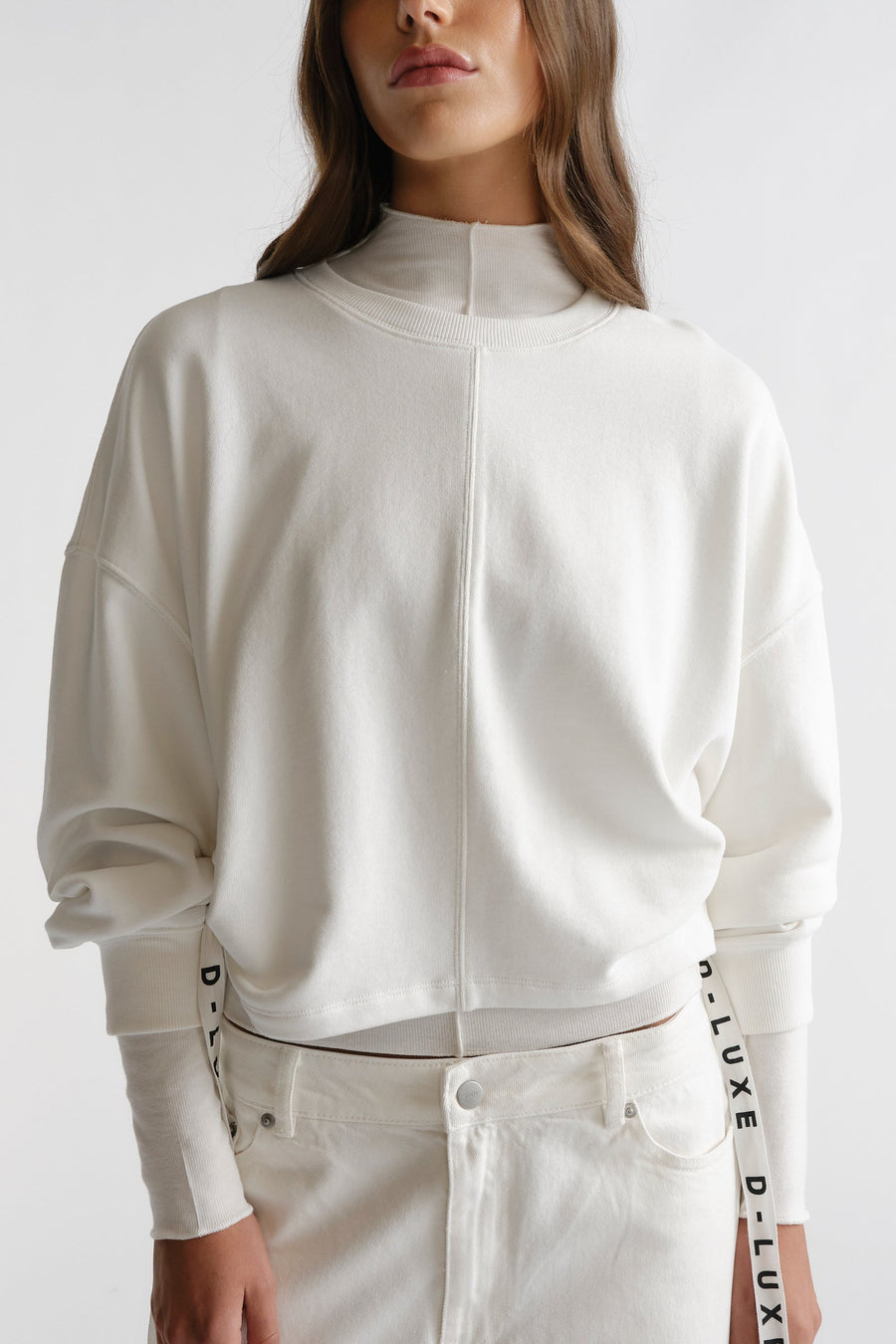 D-Luxe Ruched Terry Sweat