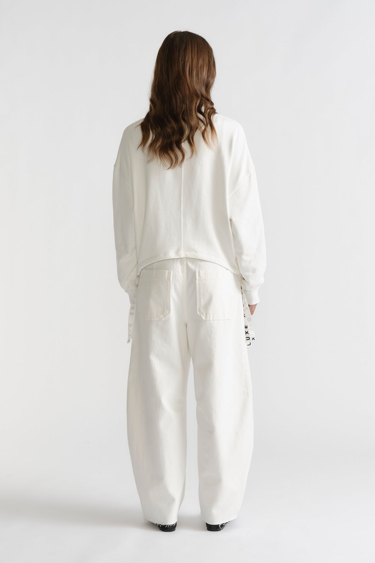 D-Luxe Ruched Terry Sweat
