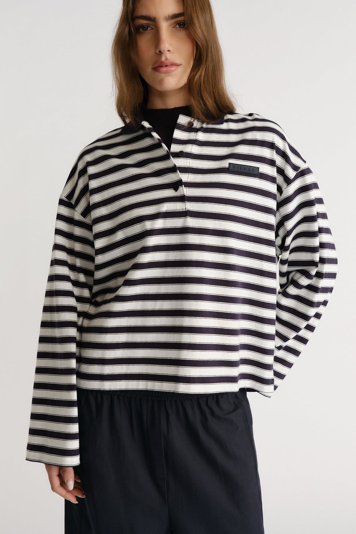 D-Luxe Stripe Polo