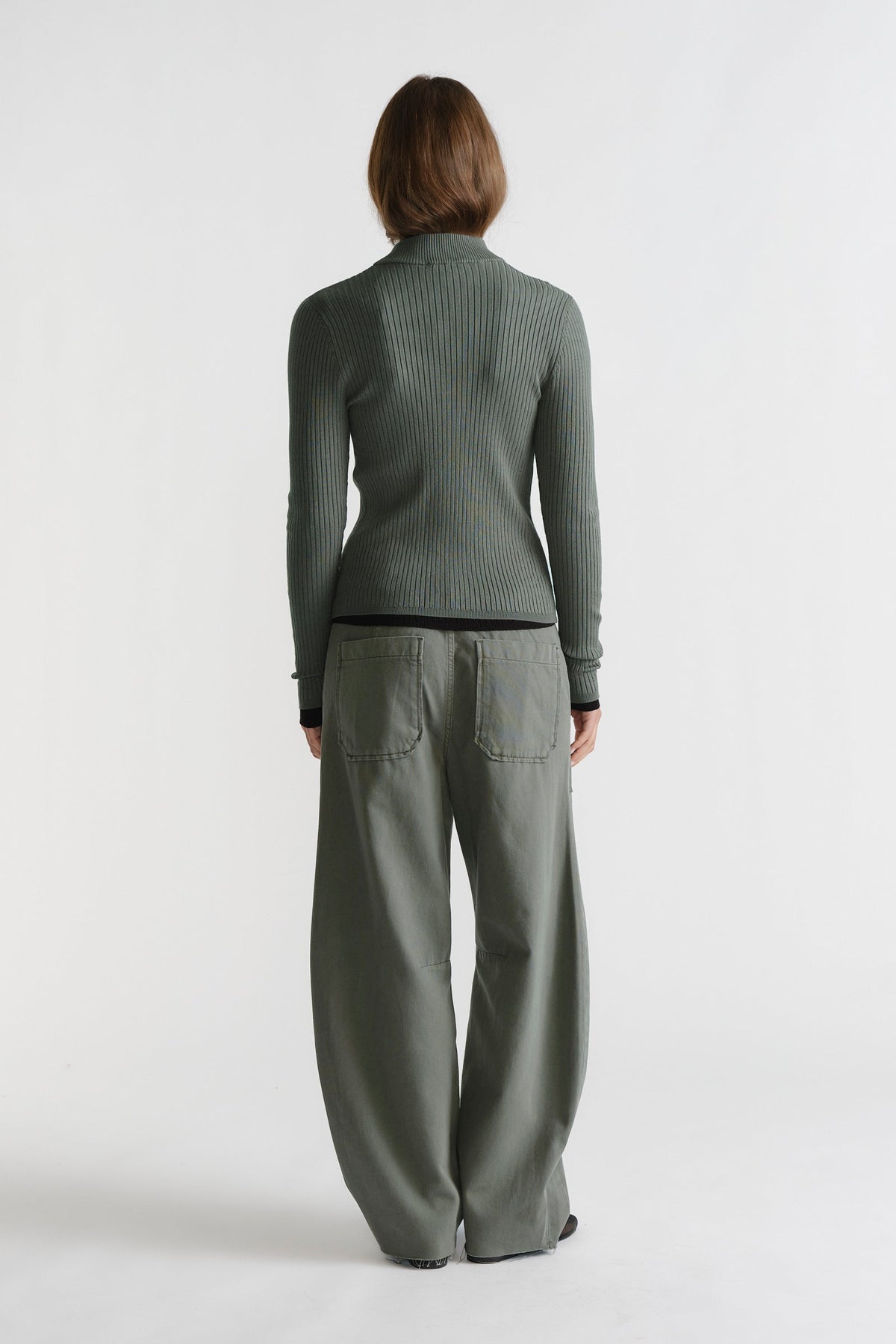 D-Luxe Knit Zip Long Sleeve