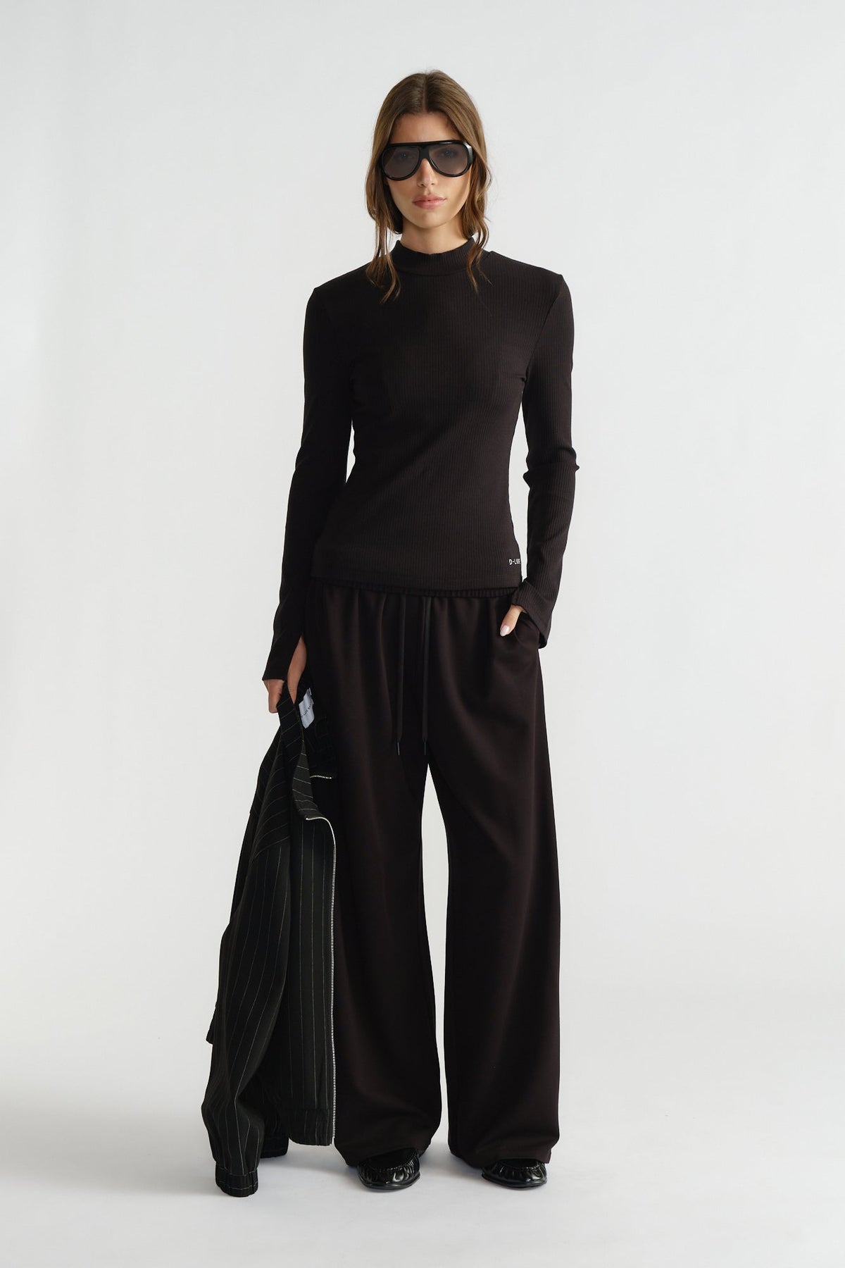 D-Luxe Long Sleeve Rib Top