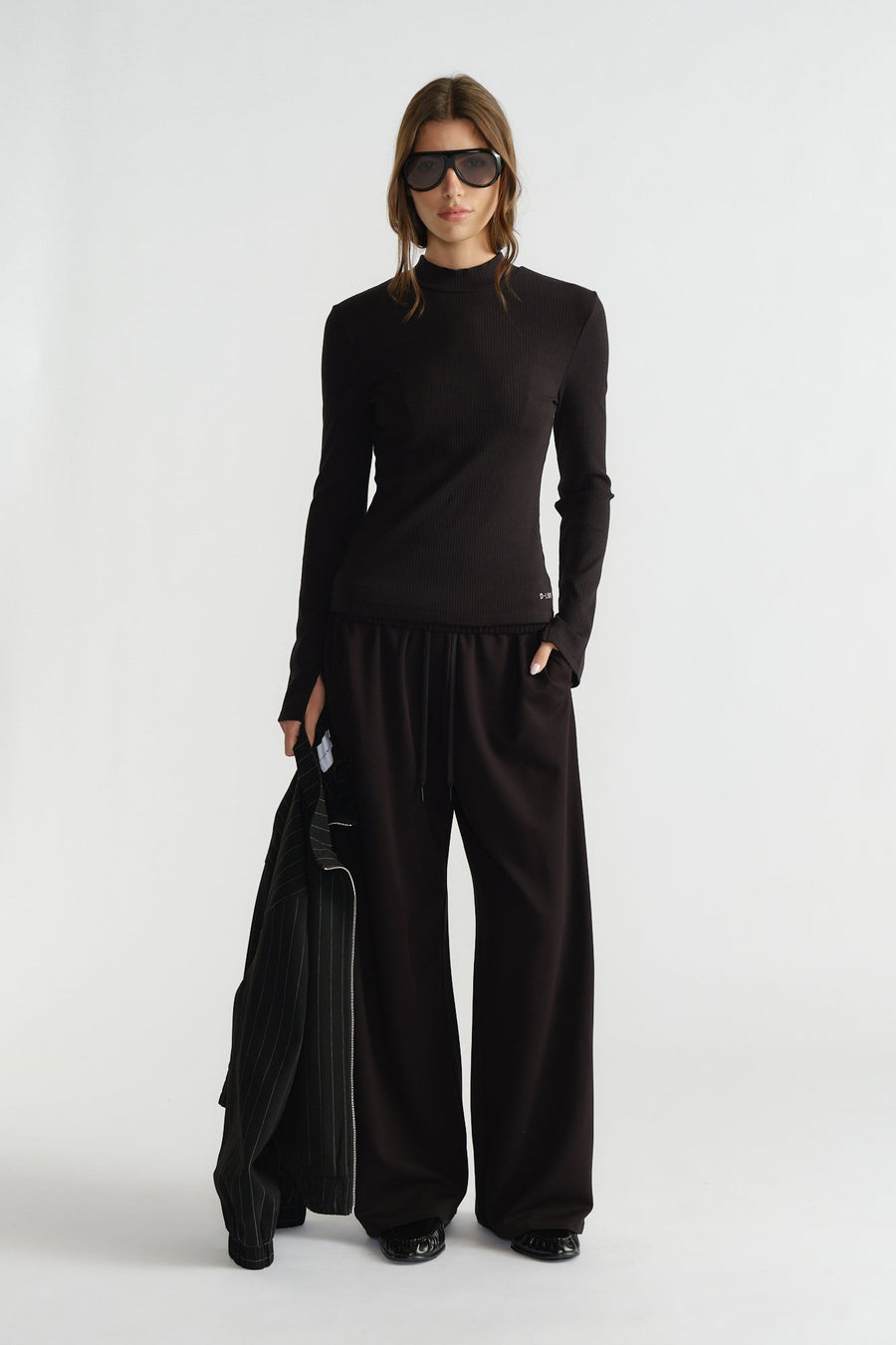 D-Luxe Long Sleeve Rib Top