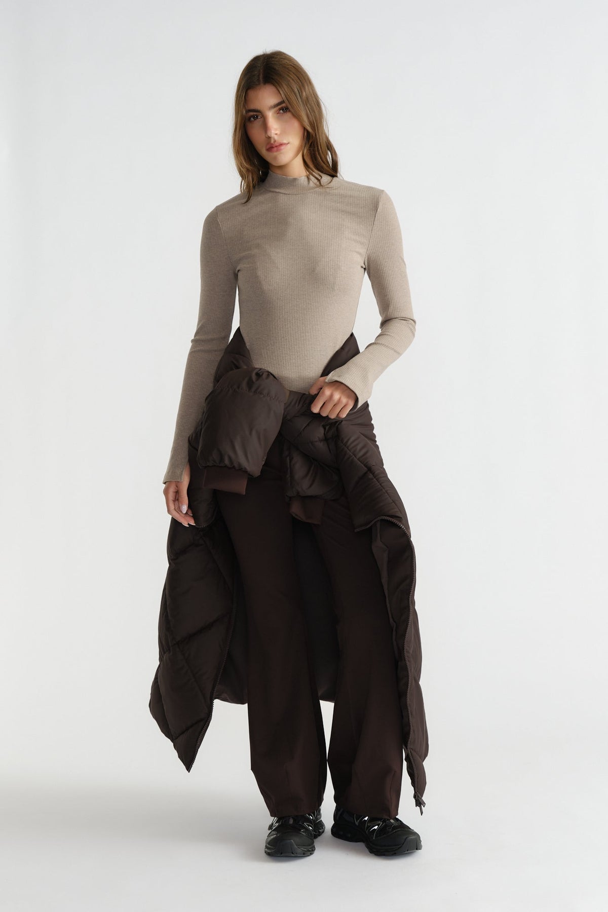 D-Luxe Long Sleeve Rib Top