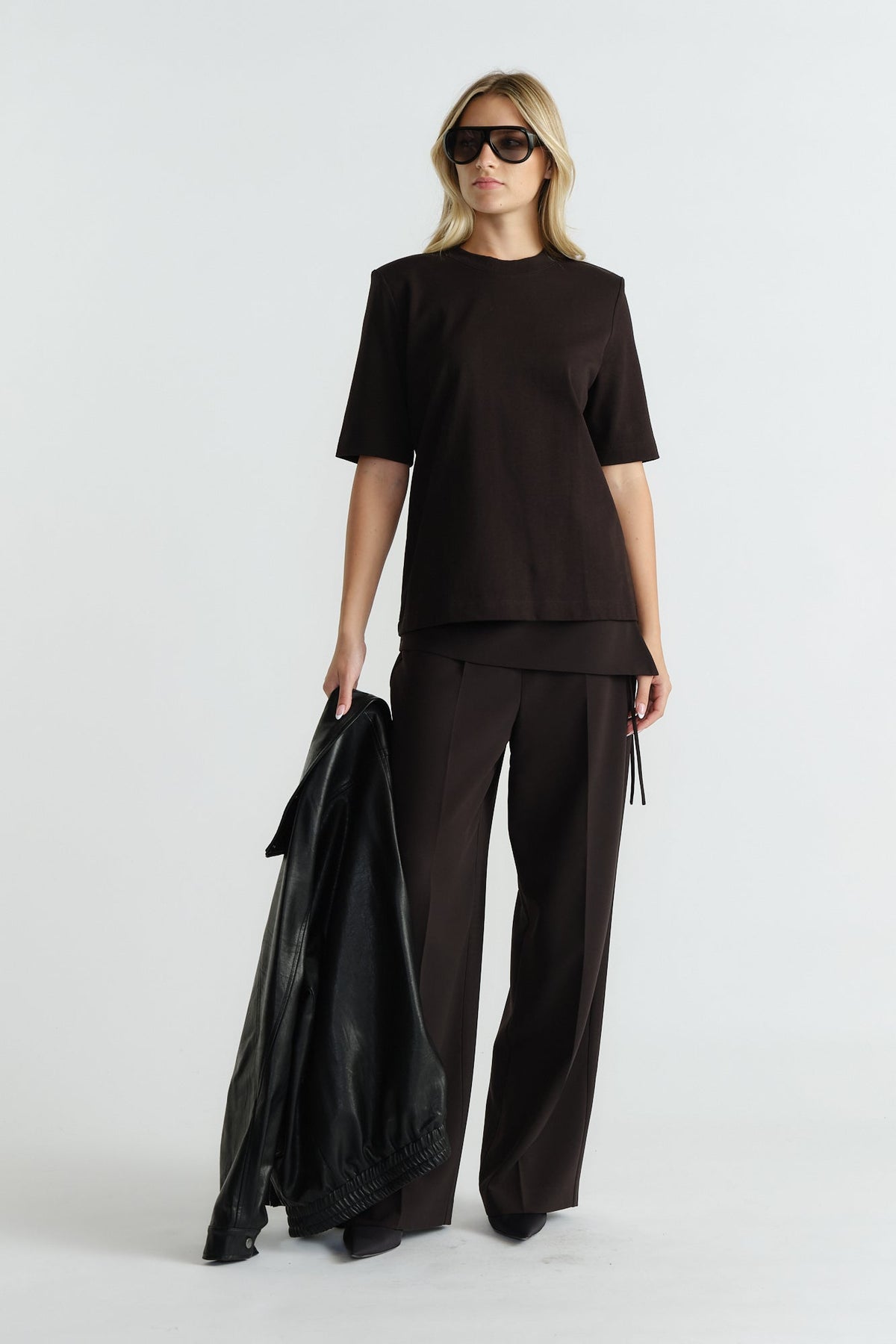 Phoebe Shoulder Pad Tee