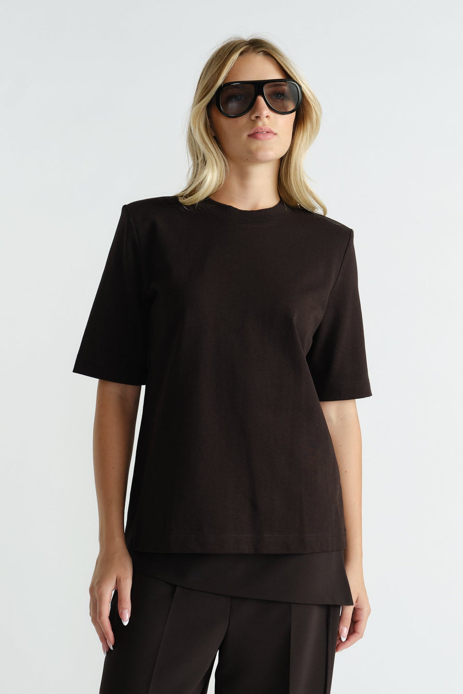 Phoebe Shoulder Pad Tee