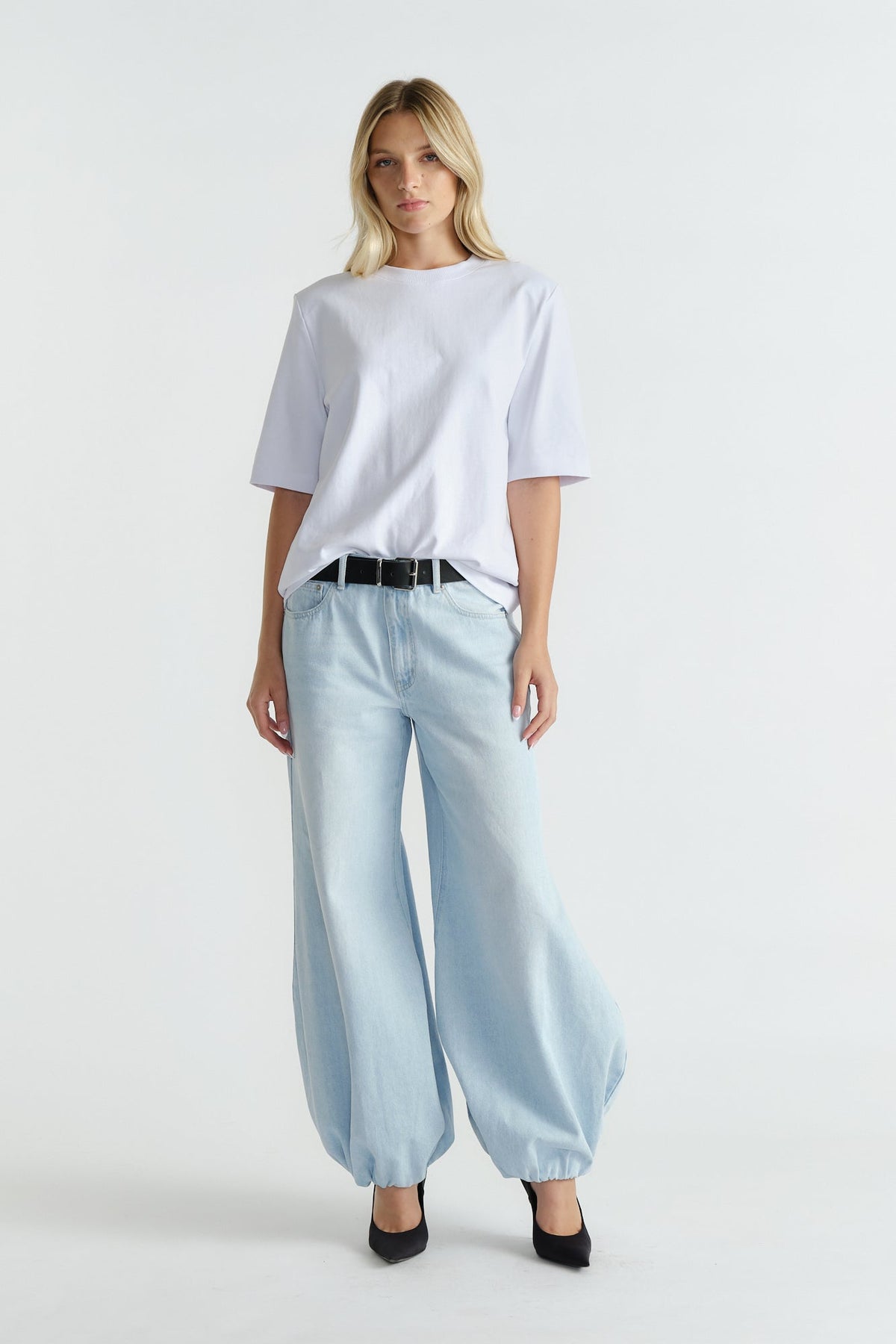 Phoebe Shoulder Pad Tee