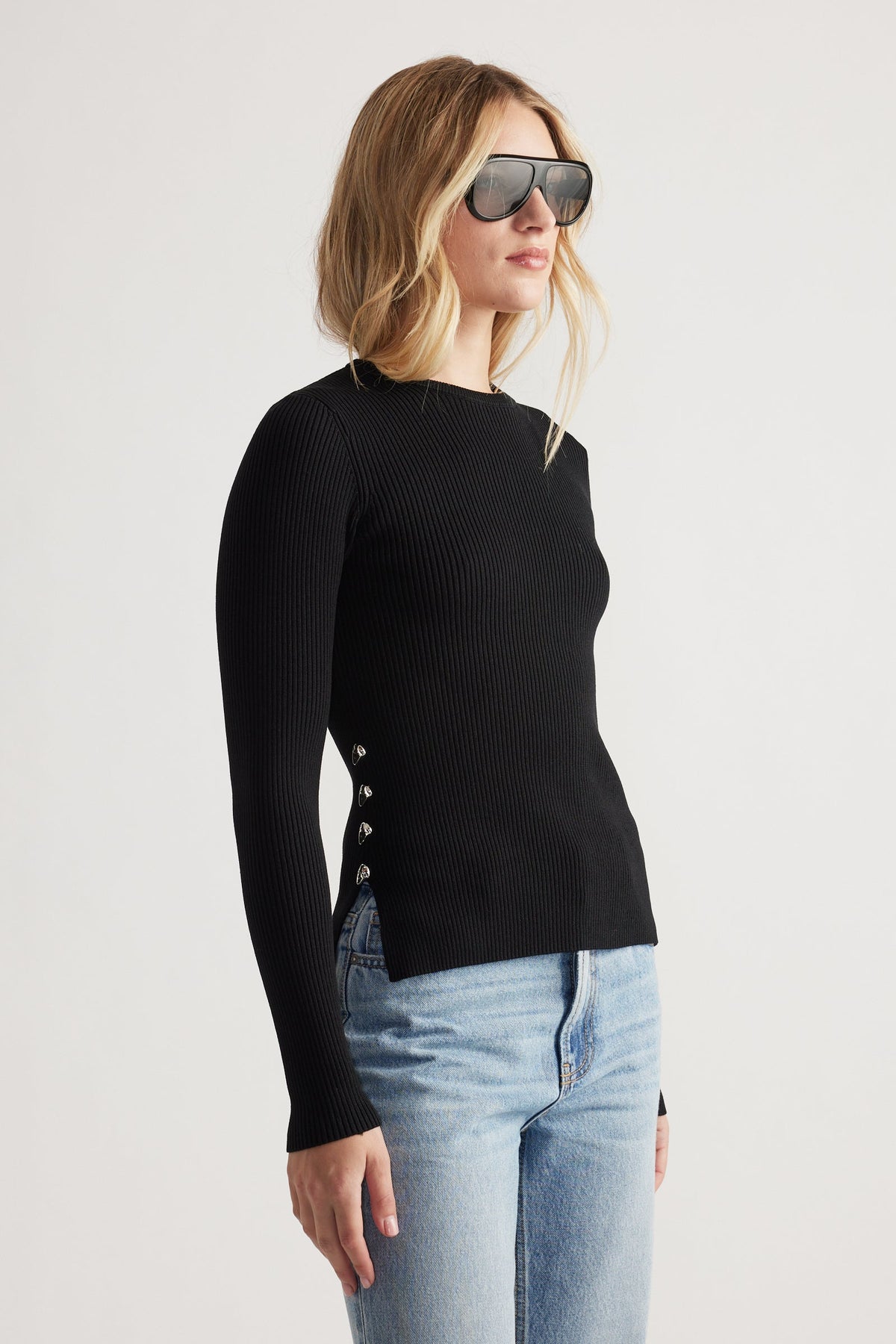 Piper Metal Detail Long Sleeve