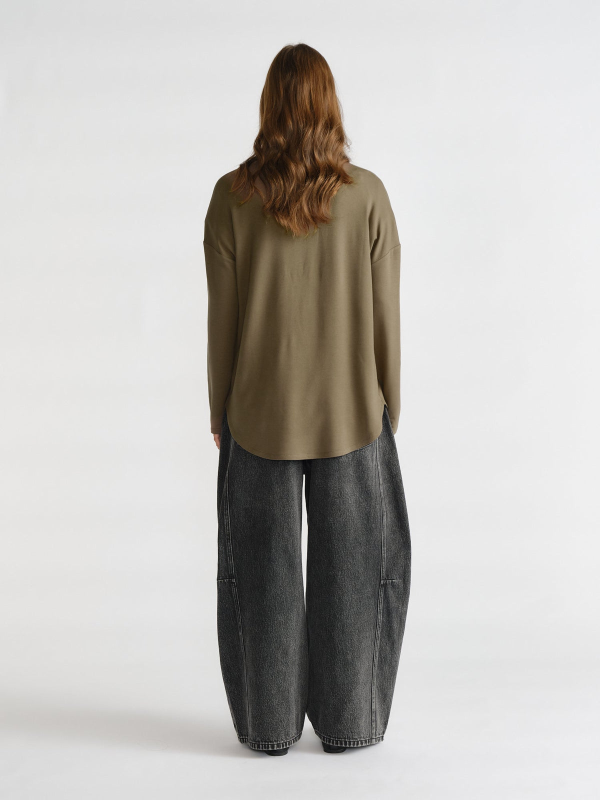 D-Luxe Long Sleeve Logo Top