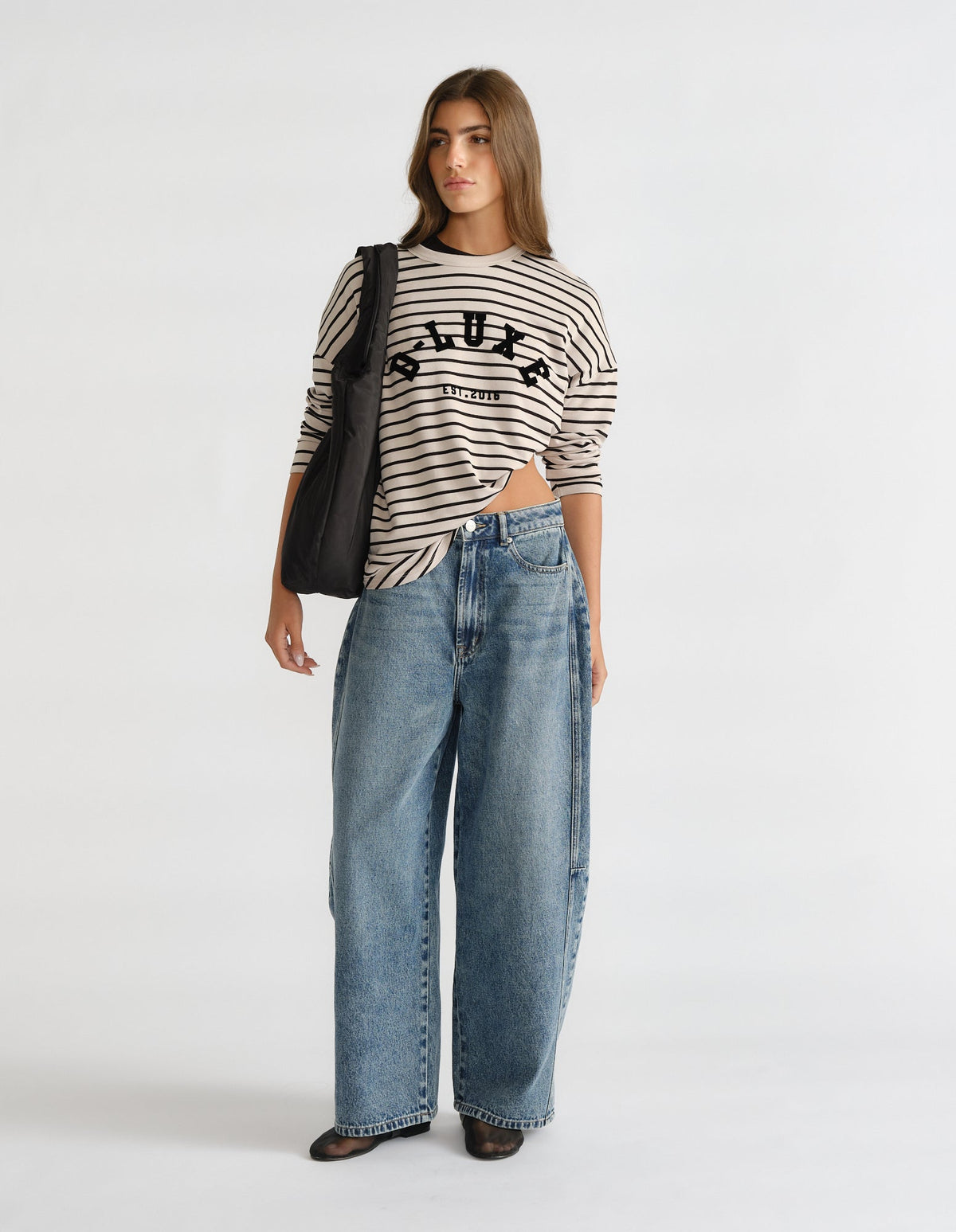 D-Luxe Long Sleeve Logo Top
