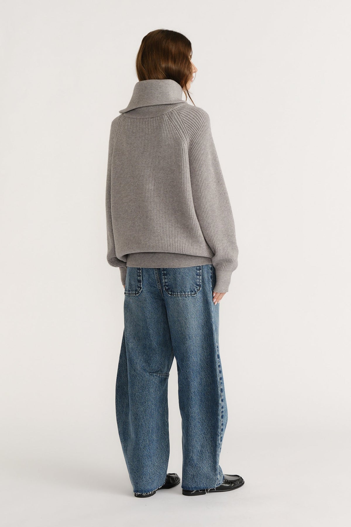 D-Luxe High Neck Knit Jumper