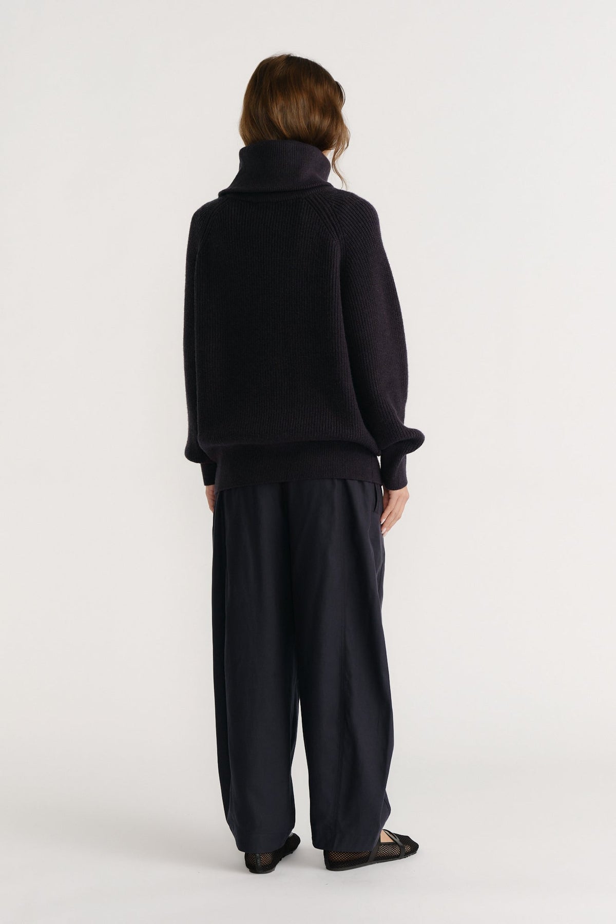 D-Luxe High Neck Knit Jumper