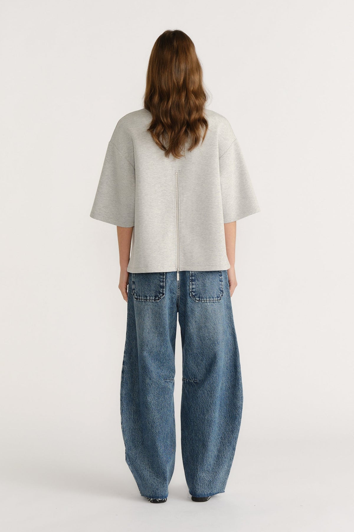 D-Luxe Neoprene Zip Back Tee