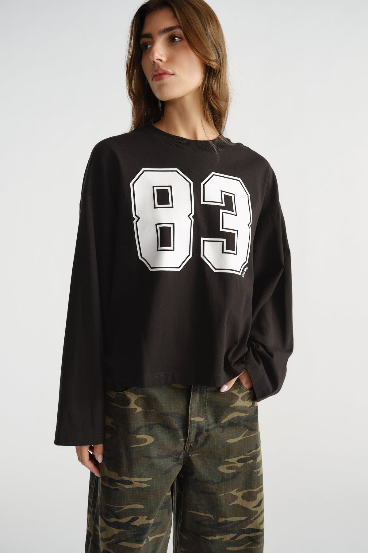 D-Luxe Number Long Sleeve Tee