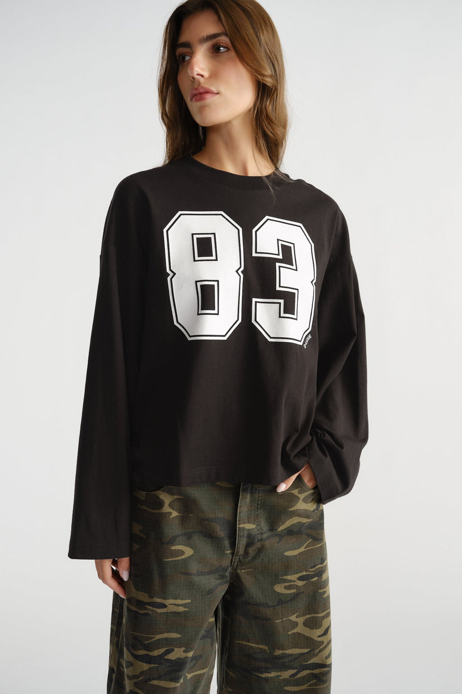 D-Luxe Number Long Sleeve Tee