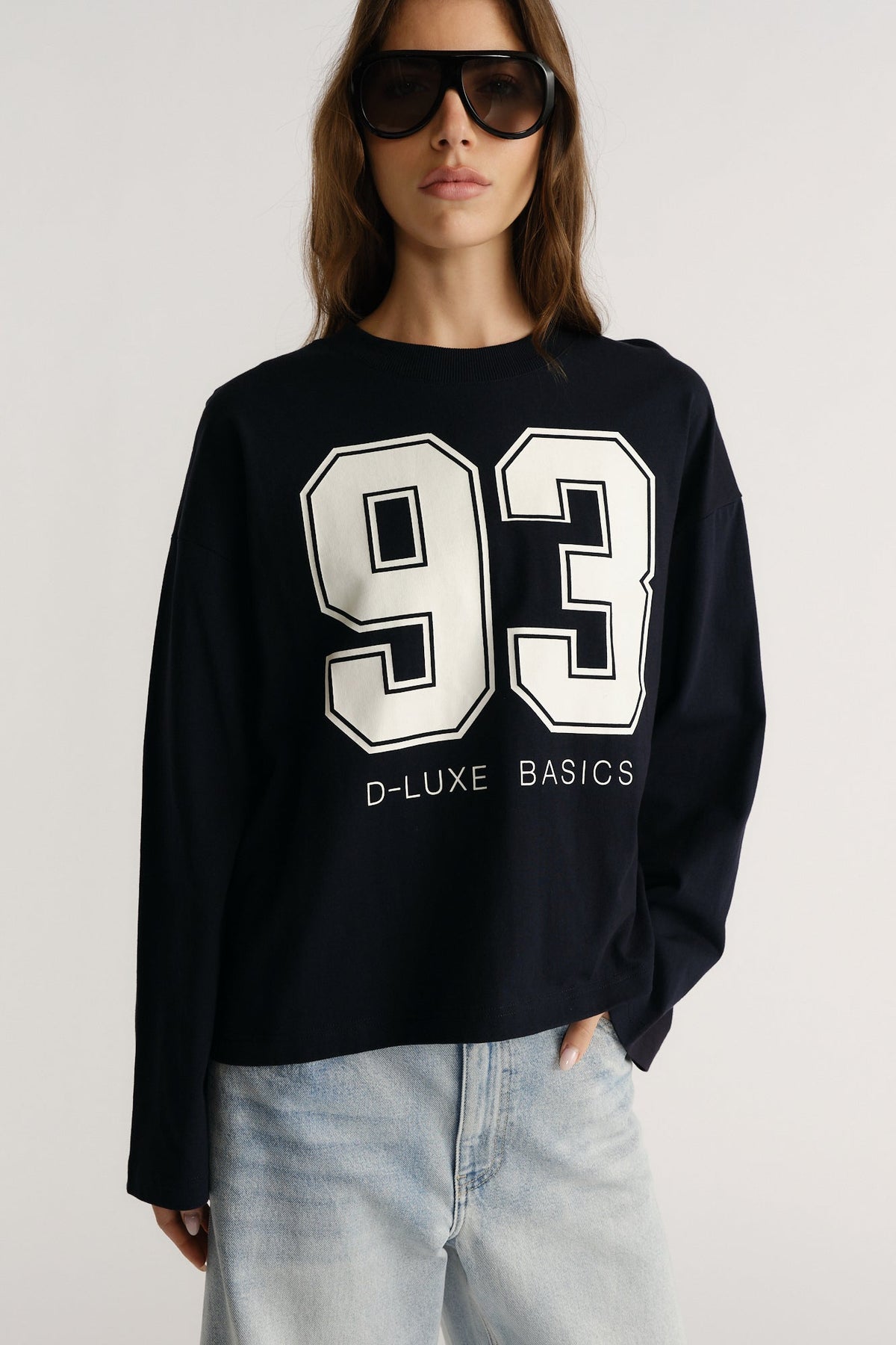D-Luxe Number Long Sleeve Tee