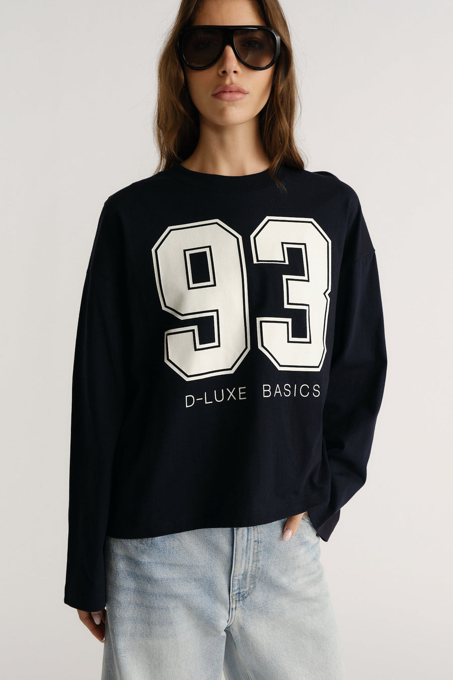 D-Luxe Number Long Sleeve Tee