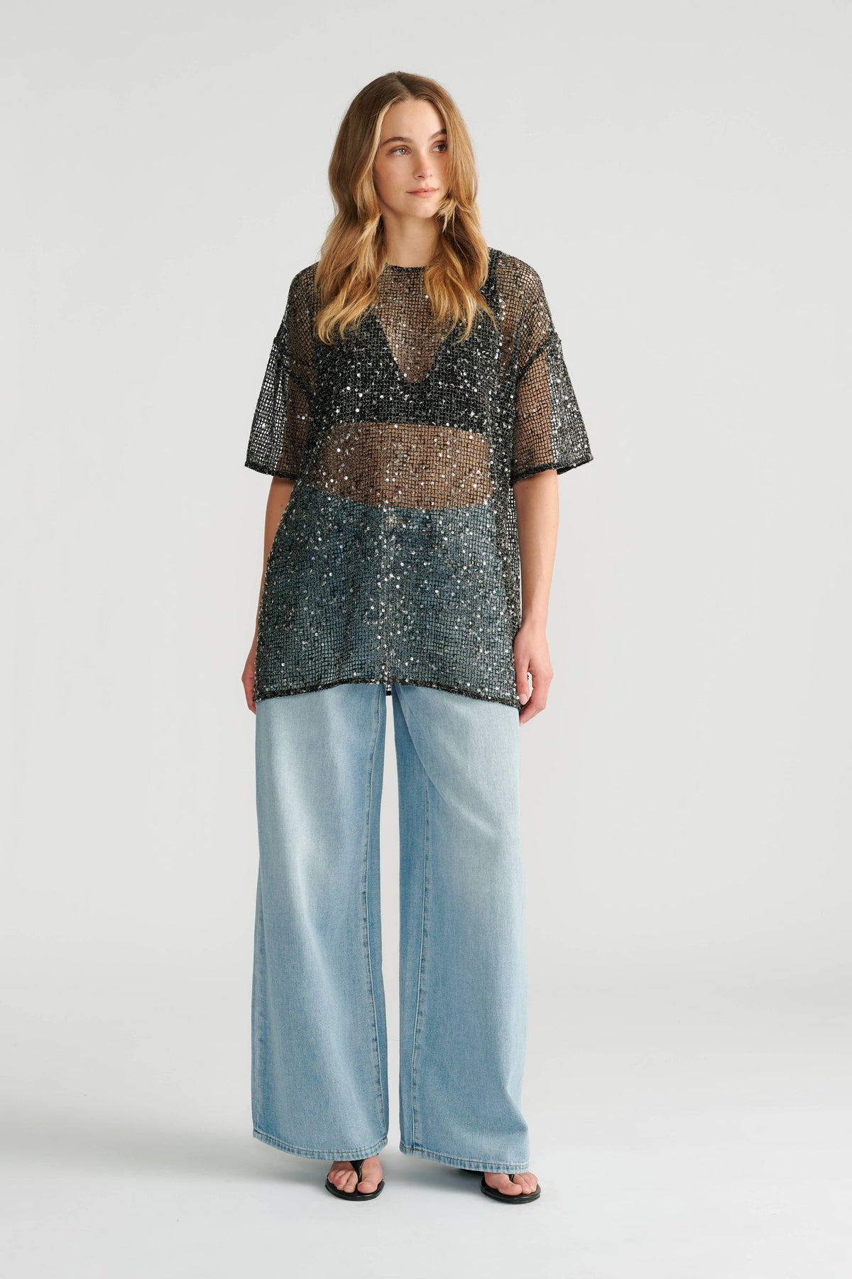 Collins Sequin Top