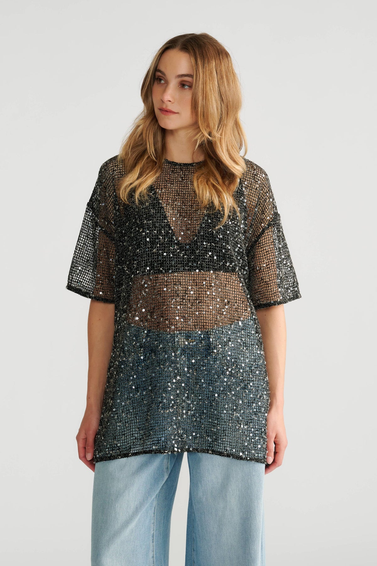 Collins Sequin Top