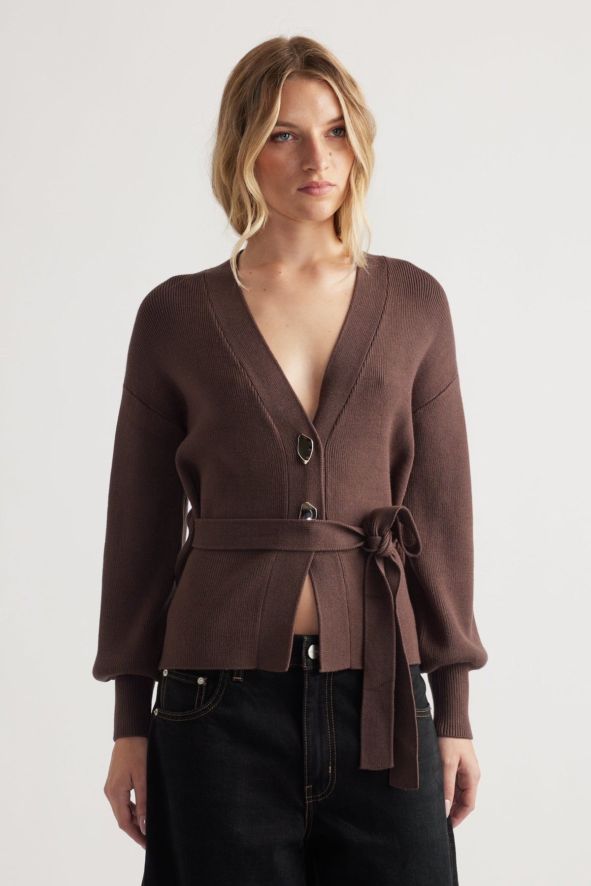 Emma Tie Back Knit Cardigan