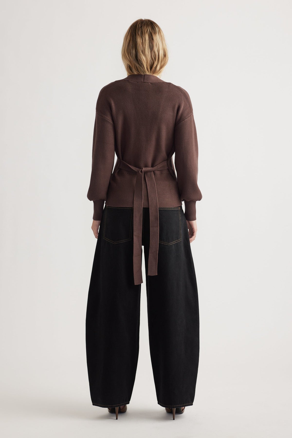 Emma Tie Back Knit Cardigan