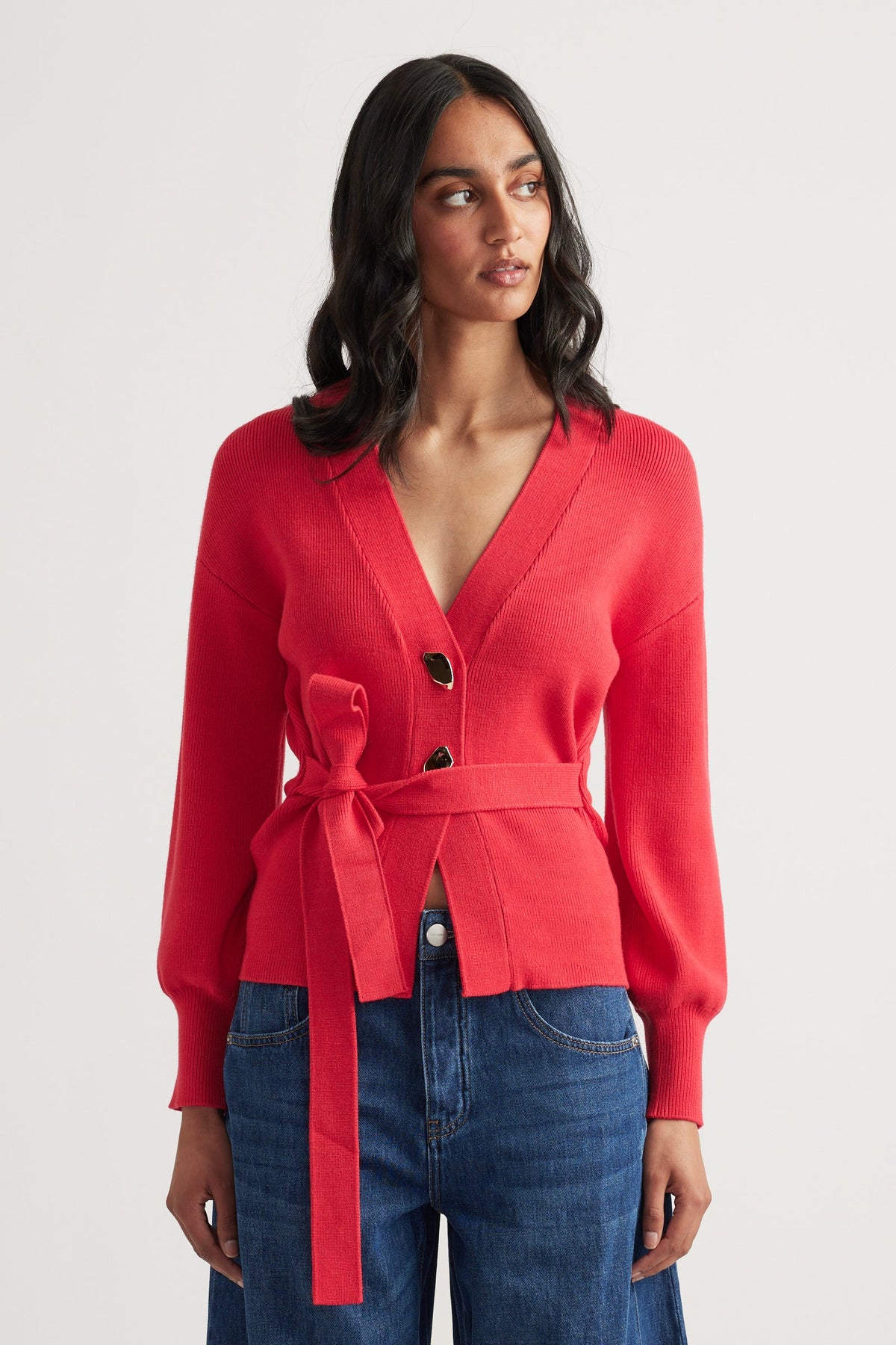 Emma Tie Back Knit Cardigan