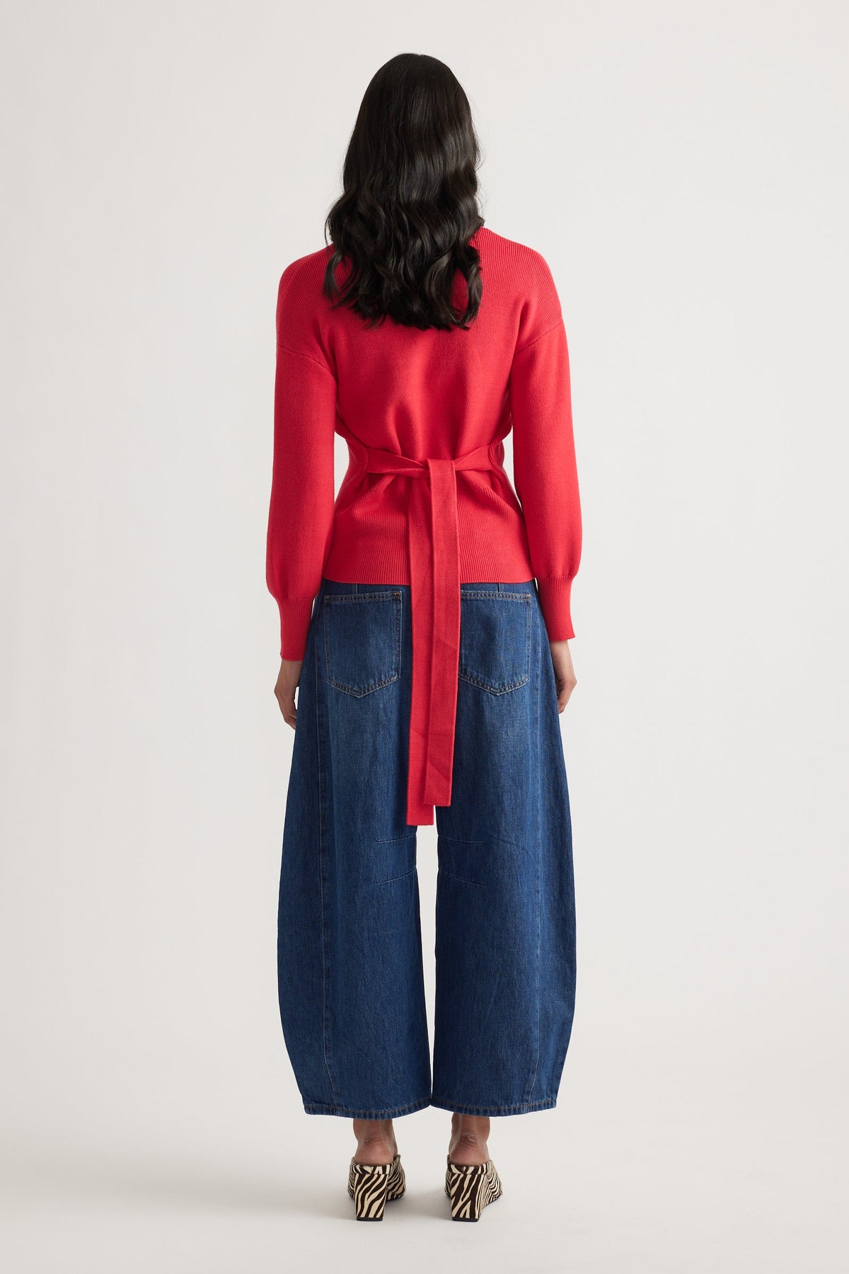 Emma Tie Back Knit Cardigan