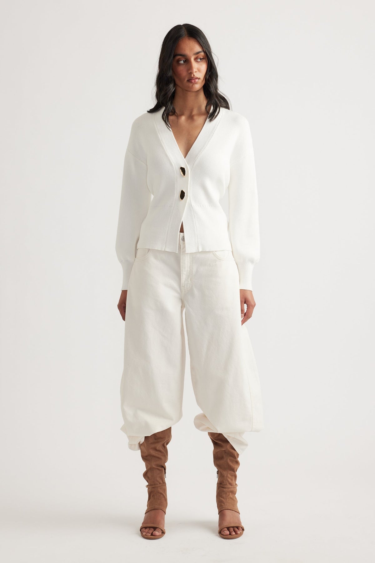 Emma Tie Back Knit Cardigan