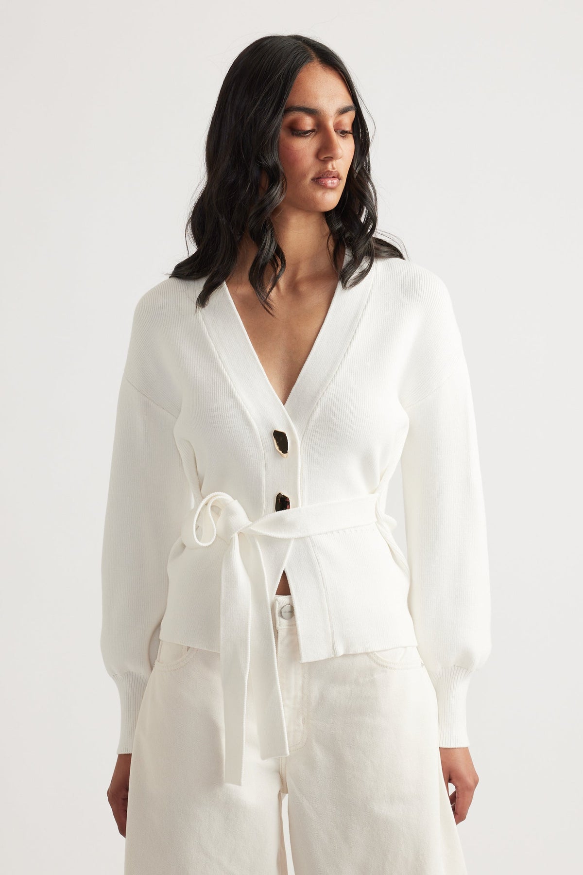 Emma Tie Back Knit Cardigan
