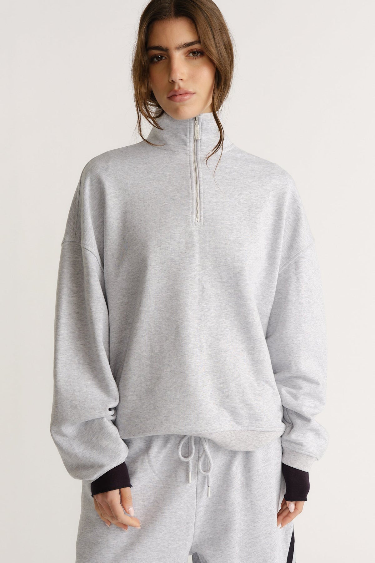 D-Luxe Quarter Zip Sweat