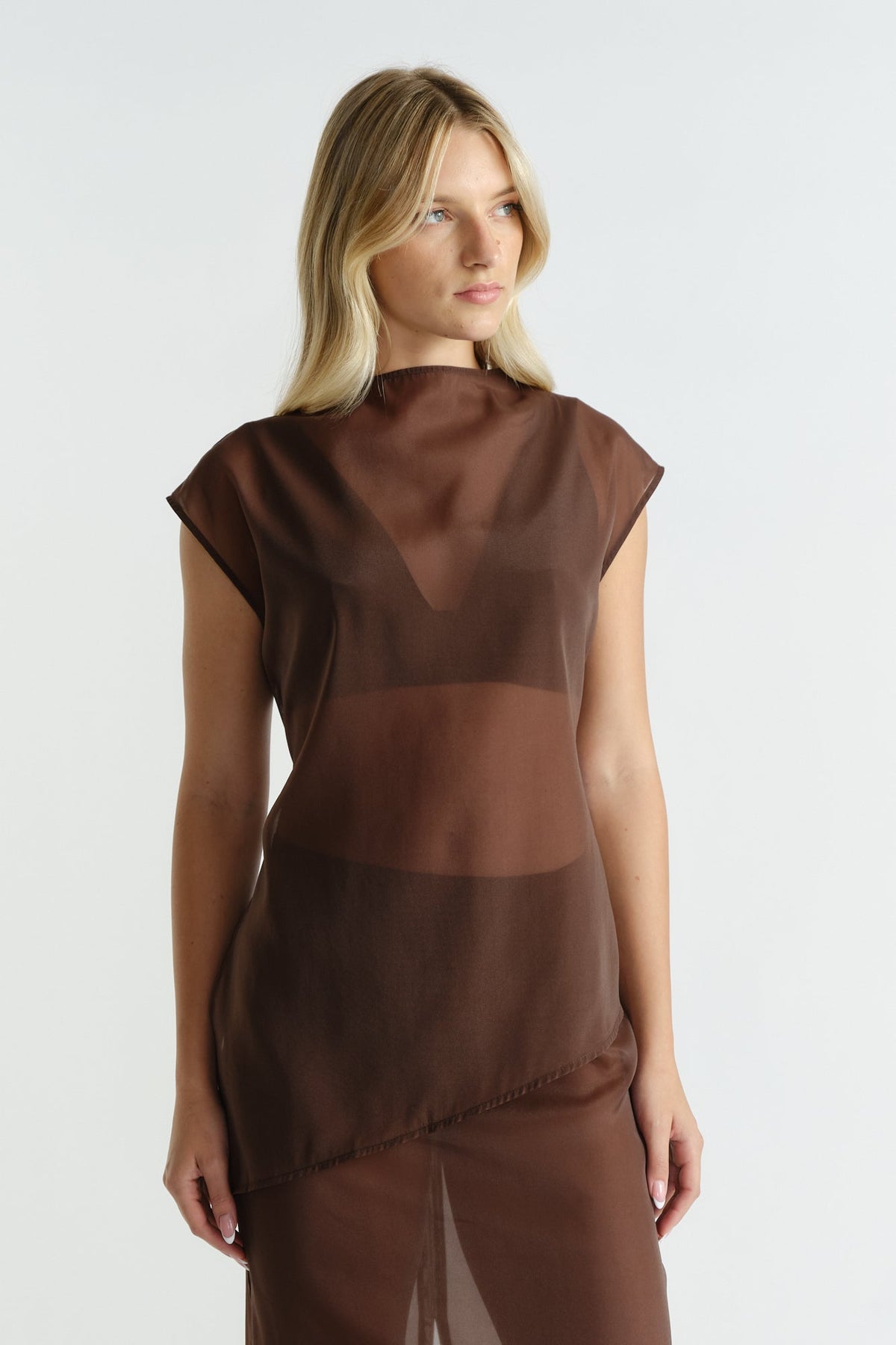 Tyra Sheer Tie Top