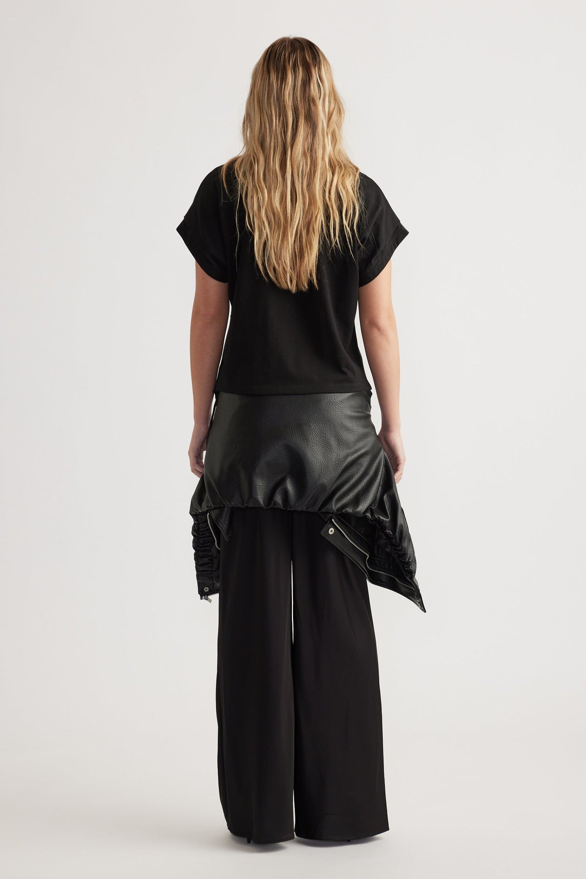 Frankie Satin Side Tie Top