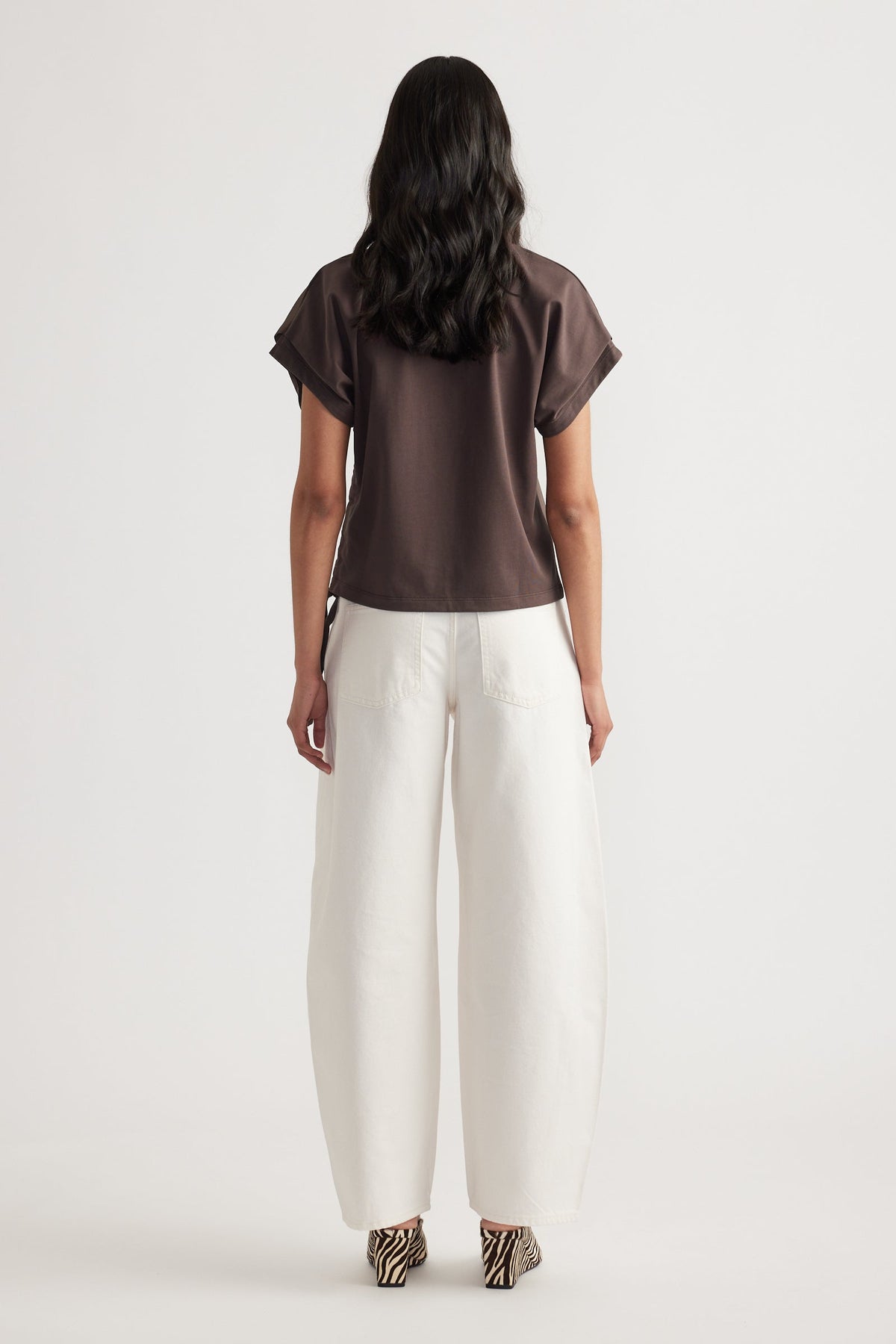 Frankie Satin Side Tie Top