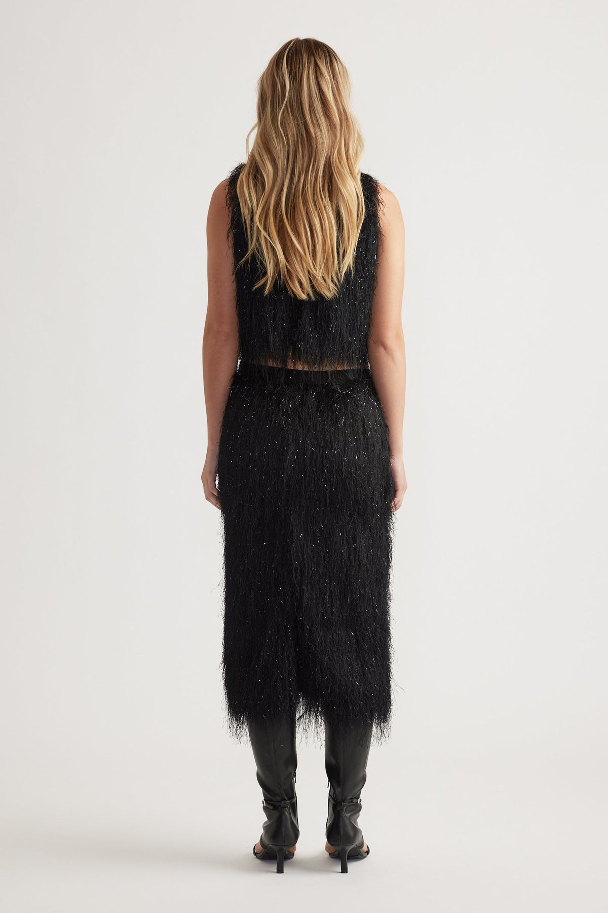 Rue Lurex Fringed Shell Top