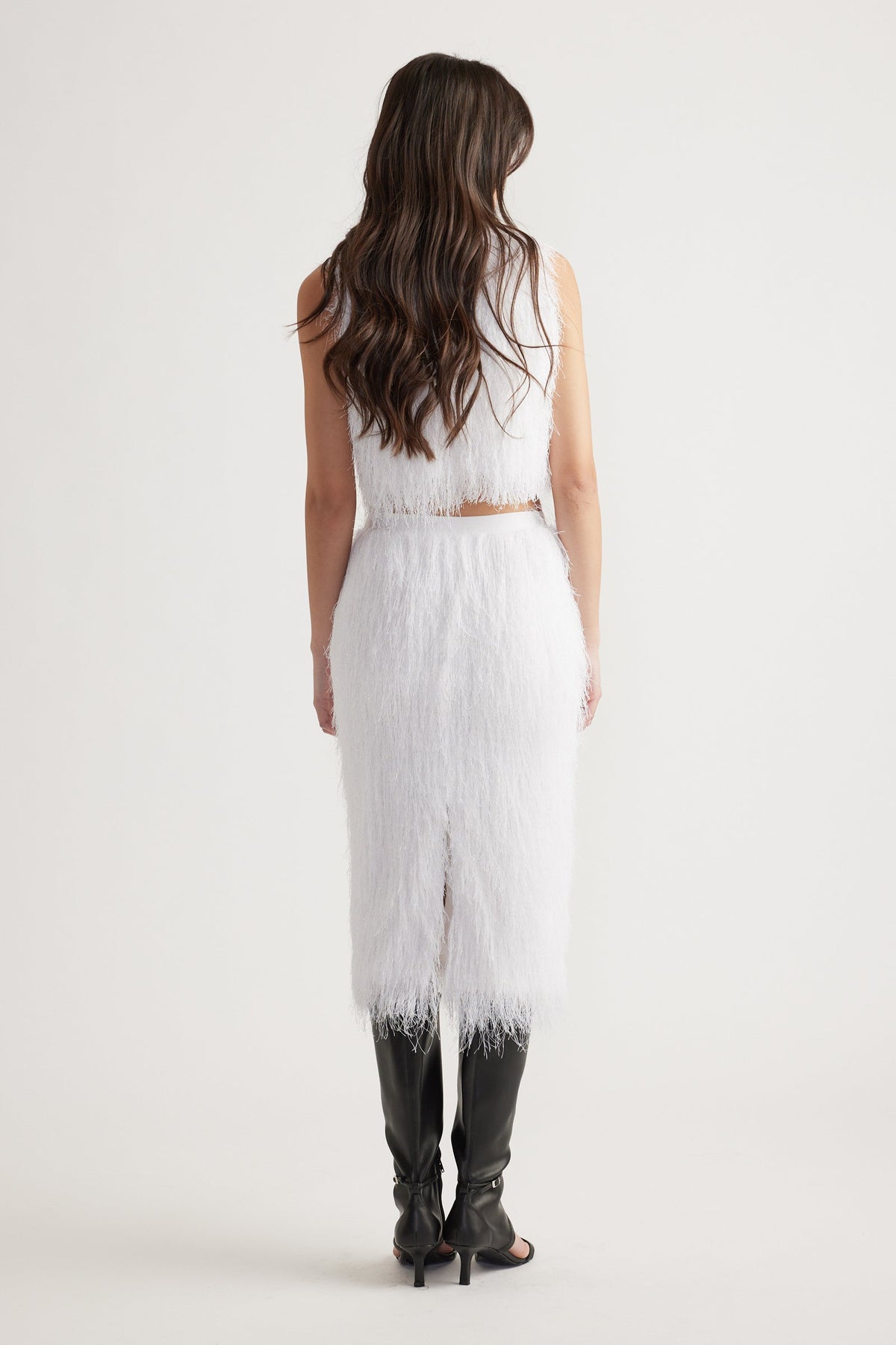 Rue Lurex Fringed Shell Top