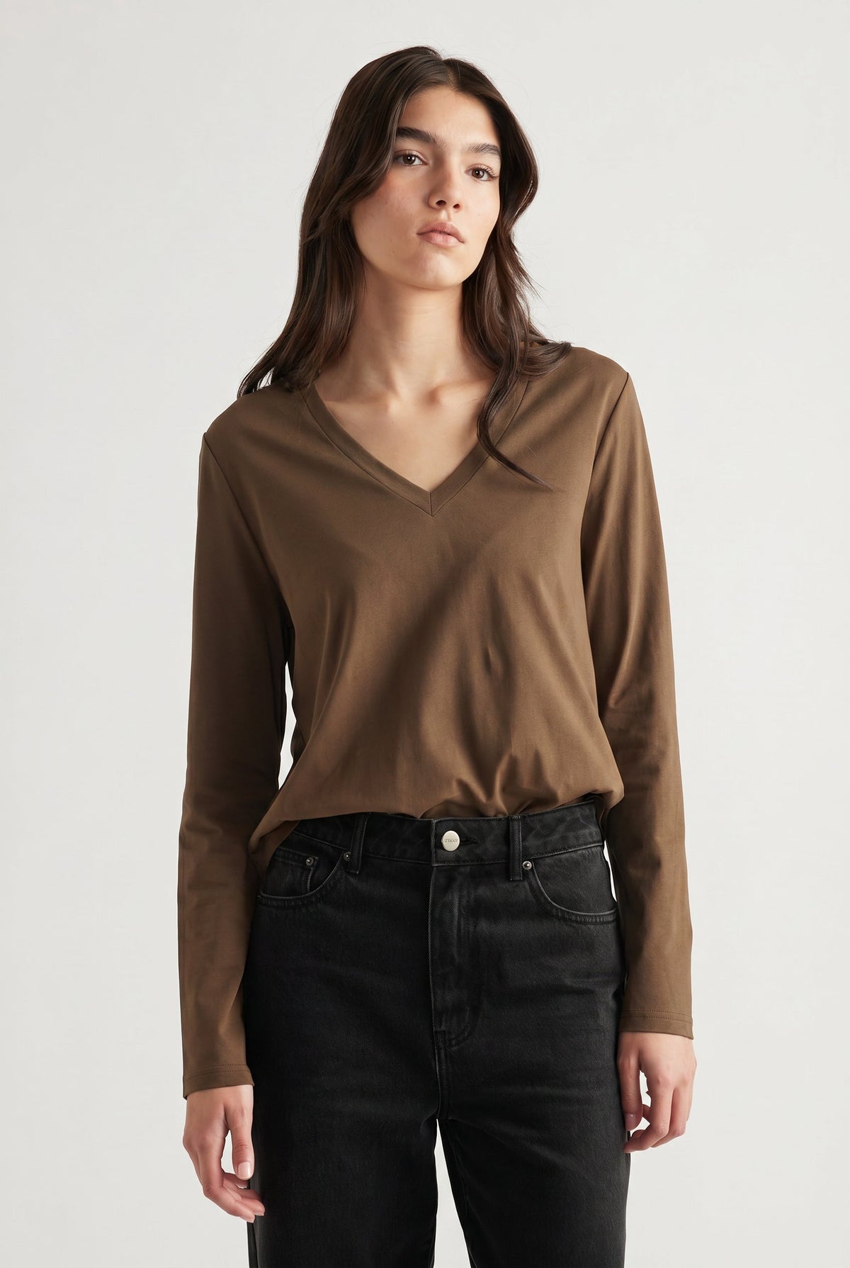 Imogen V Neck Long Sleeve