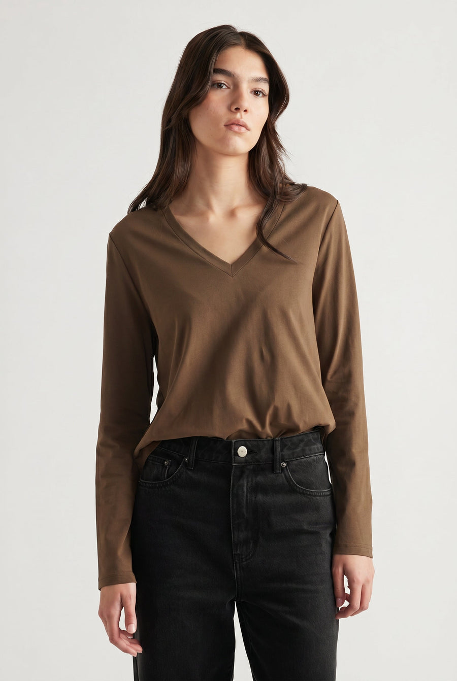 Imogen V Neck Long Sleeve
