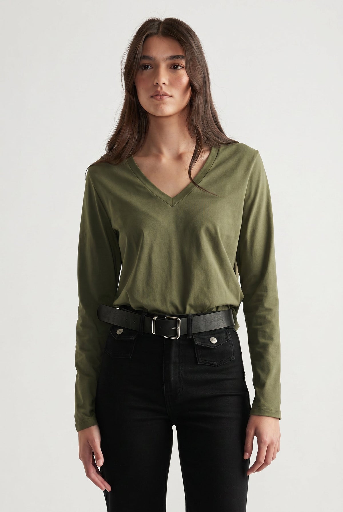 Imogen V Neck Long Sleeve