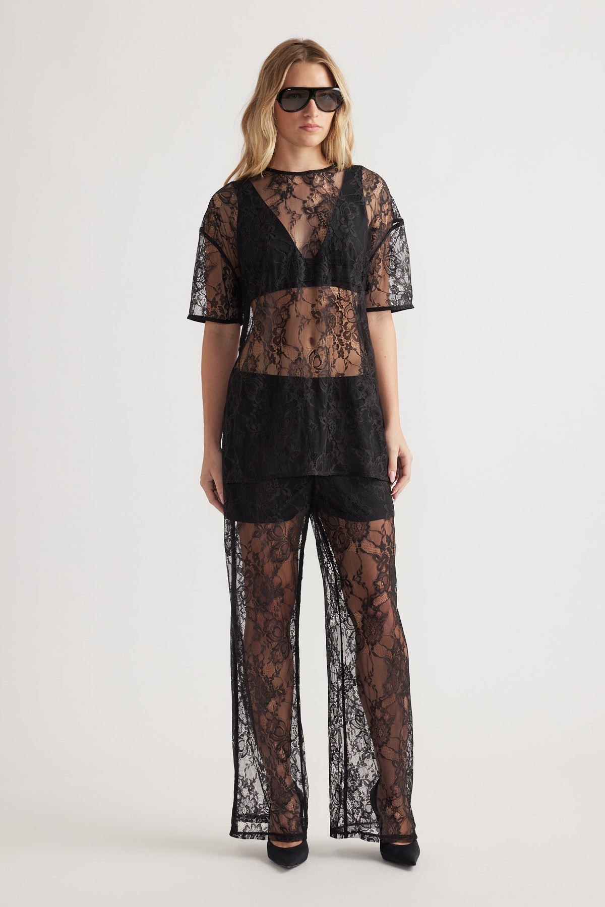 Gia Lace Tee