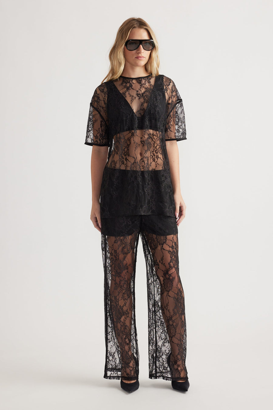 Gia Lace Tee