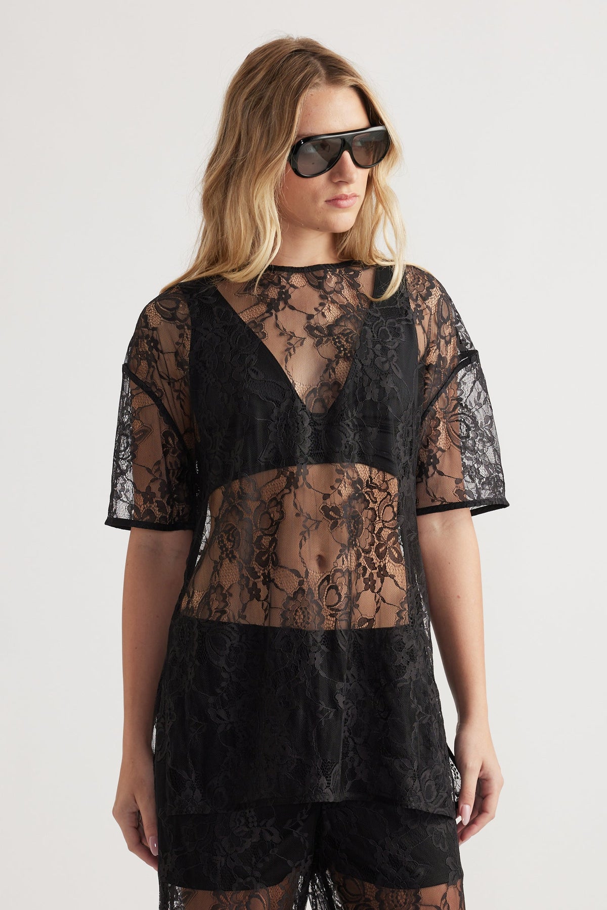 Gia Lace Tee