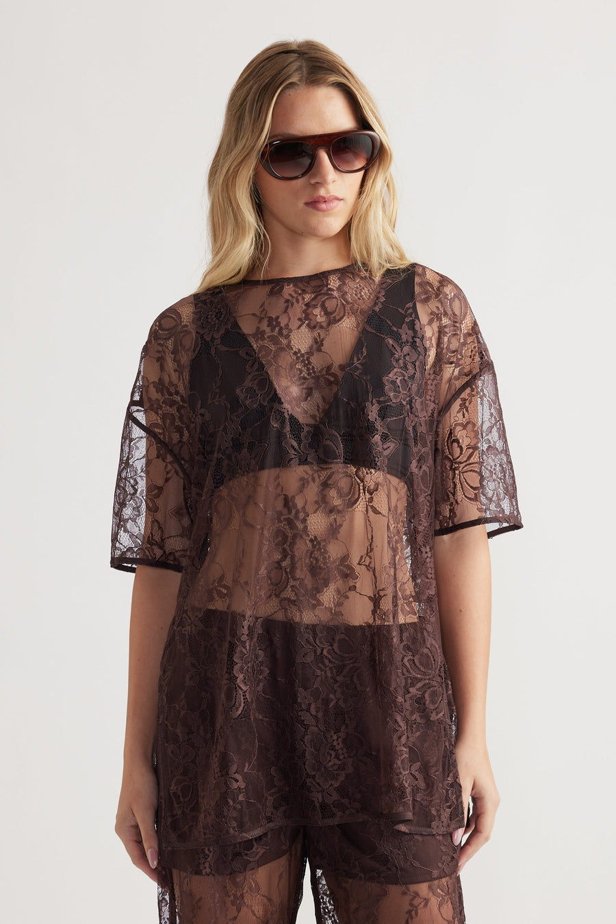 Gia Lace Tee